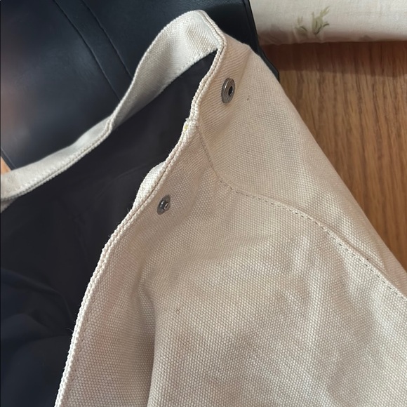 Deux Lux Black and Eggshell White Backpack - Picture 8 of 11